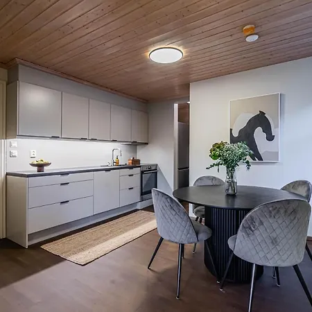 Bright Nordic - Free Parking - 4 Guests - Close To Center 公寓 *