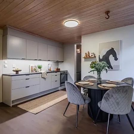 公寓 Bright Nordic - Free Parking - 4 Guests - Close To Center